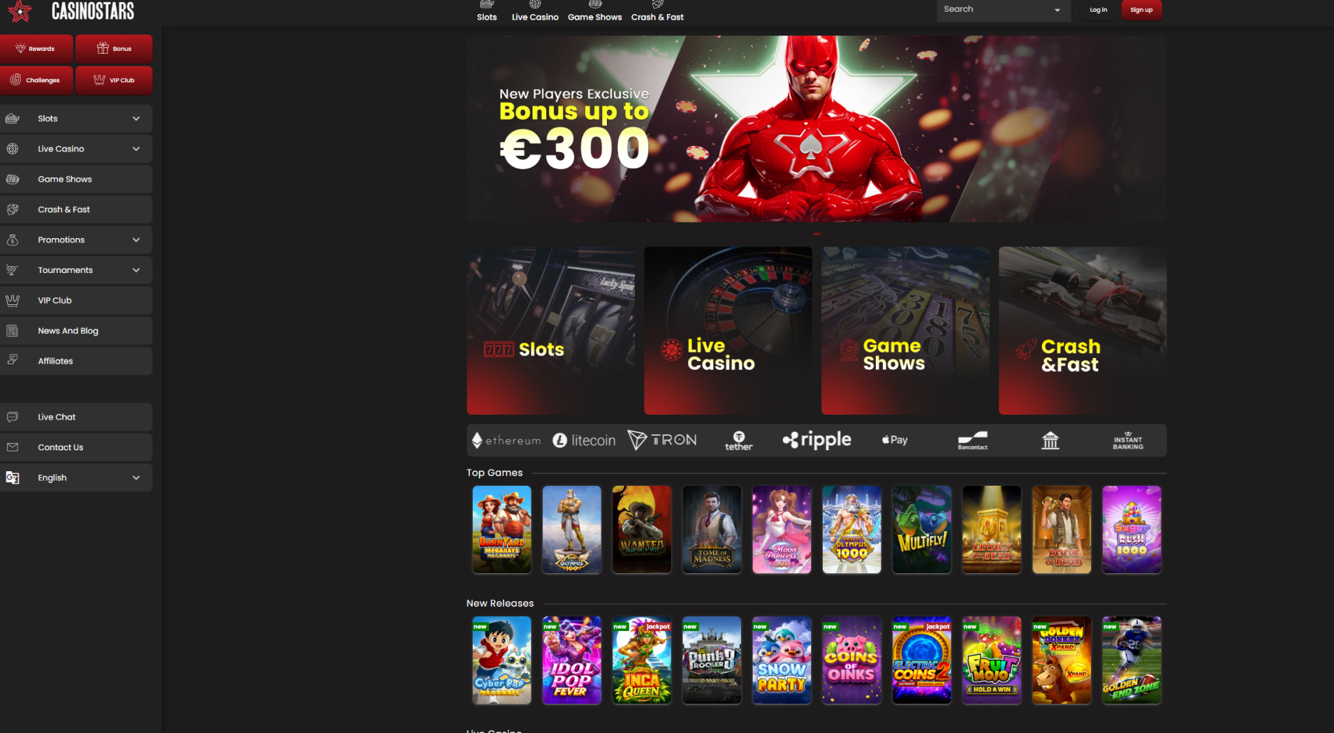 5. CasinoStar- Scelta del casinò mobile OnShop